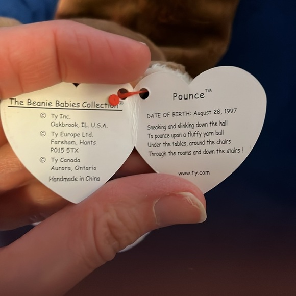 Ty Beanie Baby Pounce - Picture 3 of 6